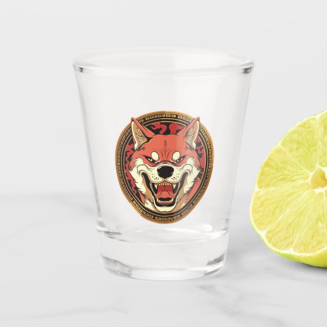 Kendu Inu 016 Shot Glass (Front)