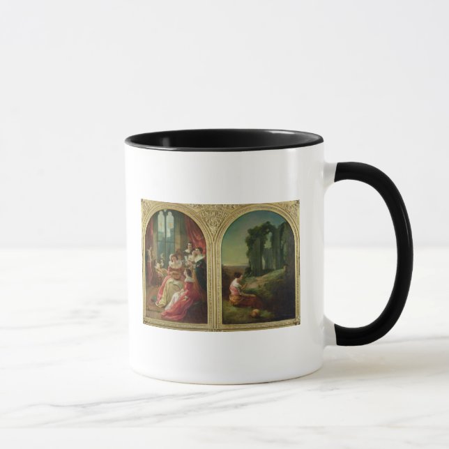 Kenilworth Castle - Past and Present, 1854 Mug (Right)