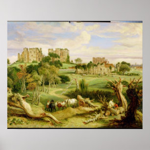 Kenilworth Castle, Warwickshire, 1840 (oil on pane Poster