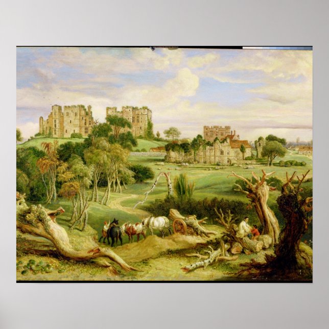 Kenilworth Castle, Warwickshire, 1840 (oil on pane Poster (Front)