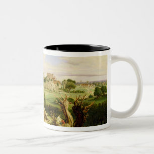 Kenilworth Castle, Warwickshire, 1840 (oil on pane Two-Tone Coffee Mug