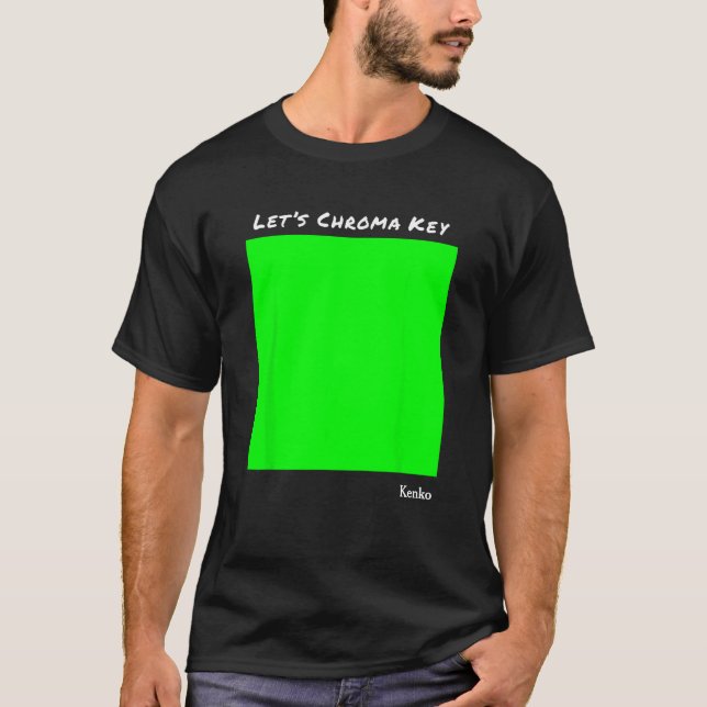 Kenko Photography Terms Graphic Chromakey [Black B T-Shirt (Front)