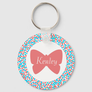 Kenley Butterfly Dots Keychain