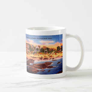 Kennebunk Beach, Maine Vintage Cottages Photo Coffee Mug