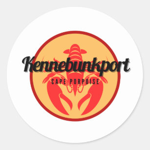 Kennebunkport Classic Round Sticker