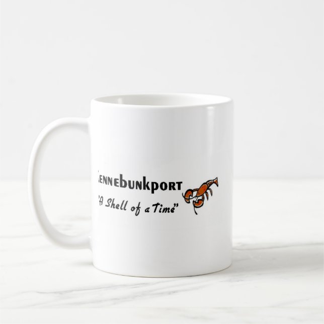 Kennebunkport, Maine Lobster Coffee Mug (Left)