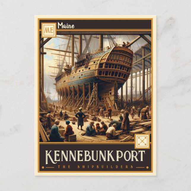 Kennebunkport, Maine  | Vintage Postcard (Front)