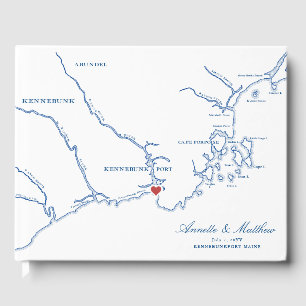 Kennebunkport Maine Wedding Guest Book