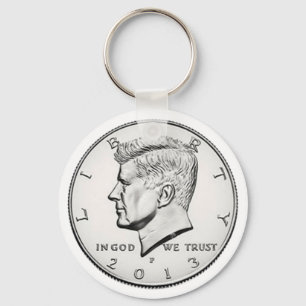 KENNED HALF DOLLAR 2013 KEY RING