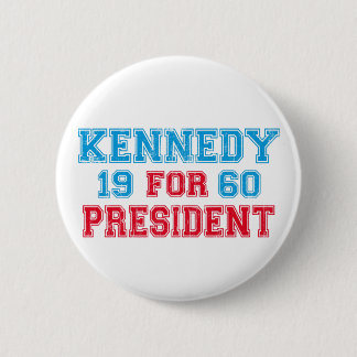 Kennedy 1960 election 6 cm round badge