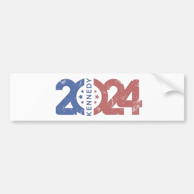 Kennedy 2024 RFK Jr for President Bumper Sticker (Front)
