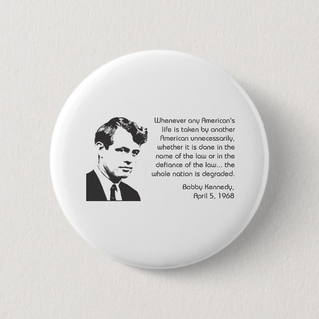 Kennedy 6 Cm Round Badge (Front)