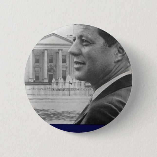 Kennedy - A Time For Greatness 6 Cm Round Badge (Front)