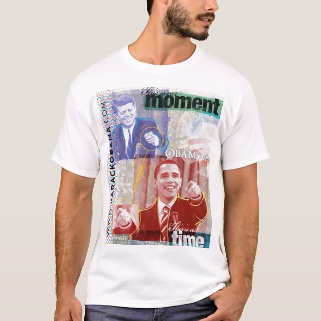 Kennedy and Obama T-Shirt (Front)