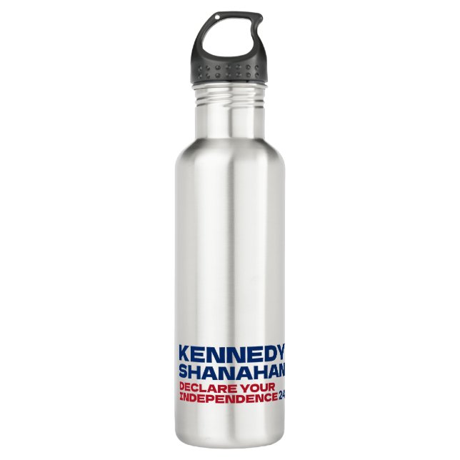 Kennedy and Shanahan 2024 Slogan  710 Ml Water Bottle (Front)