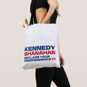 Kennedy and Shanahan 2024 Slogan  Tote Bag