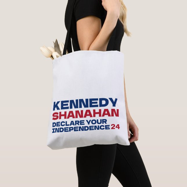 Kennedy and Shanahan 2024 Slogan  Tote Bag (Close Up)