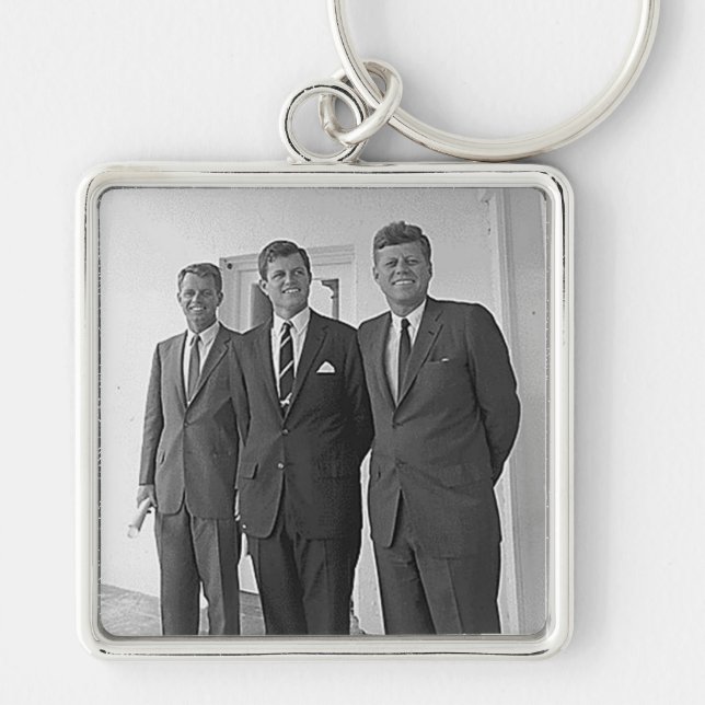 Kennedy Brothers, John, Ted, Robert Key Ring (Front)