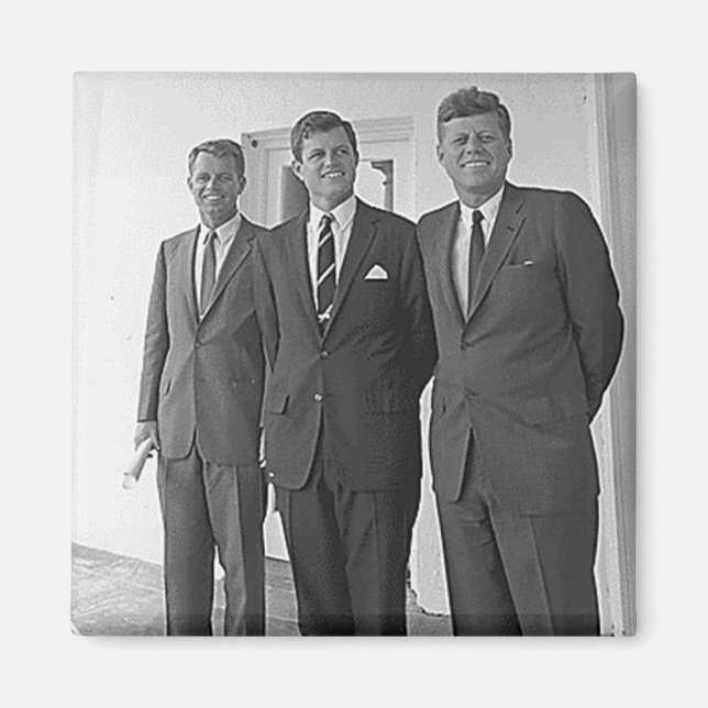 Kennedy Brothers, John, Ted, Robert Magnet (Front)