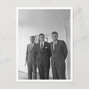 Kennedy Brothers, John, Ted, Robert Postcard