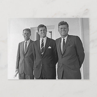 Kennedy Brothers, John, Ted, Robert Postcard