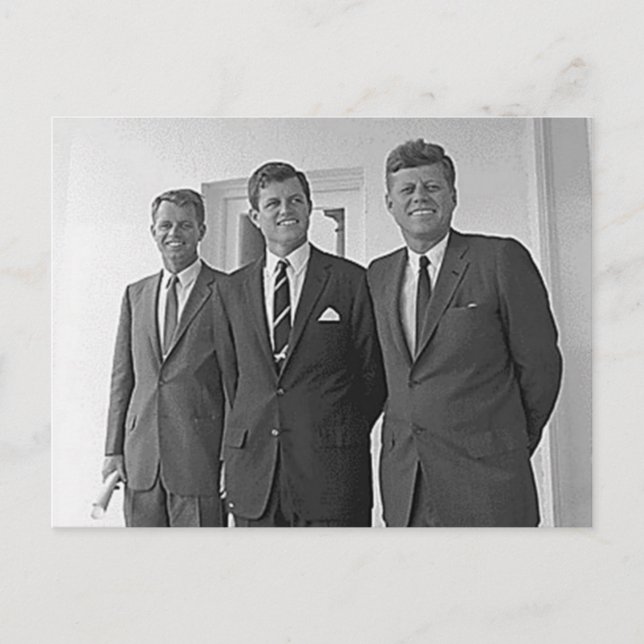 Kennedy Brothers, John, Ted, Robert Postcard (Front)