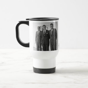 Kennedy Brothers, John, Ted, Robert Travel Mug