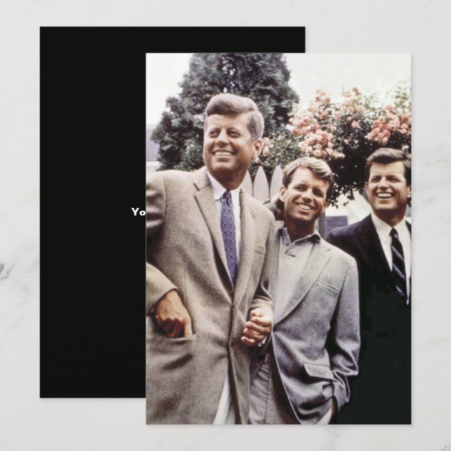 Kennedy Brothers, President John, Robert & Ted (Front/Back)