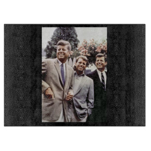Kennedy Brothers, President John, Robert & Ted Cutting Board