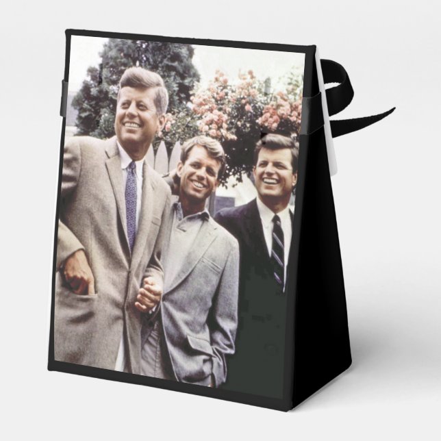 Kennedy Brothers, President John, Robert & Ted Favour Box (Back Side)