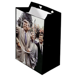 Kennedy Brothers, President John, Robert & Ted Medium Gift Bag