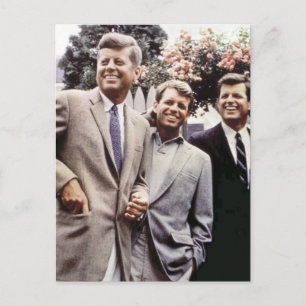Kennedy Brothers, President John, Robert & Ted Postcard