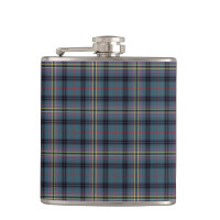 Kennedy Clan Ancient Tartan Teal Blue Plaid