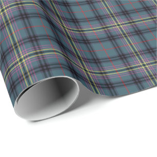 Kennedy Clan Ancient Tartan Wrapping Paper