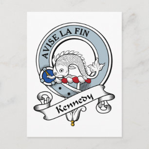 Kennedy Clan Badge Postcard