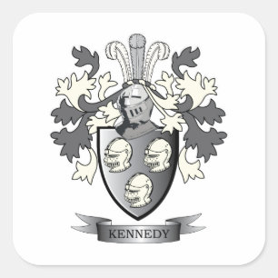 Kennedy Coat of ArmsI Square Sticker