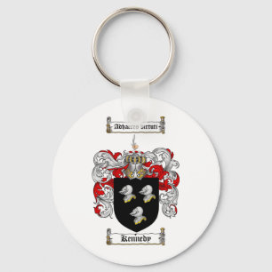 KENNEDY FAMILY CREST - KENNEDY COAT OF ARMS KEY RING
