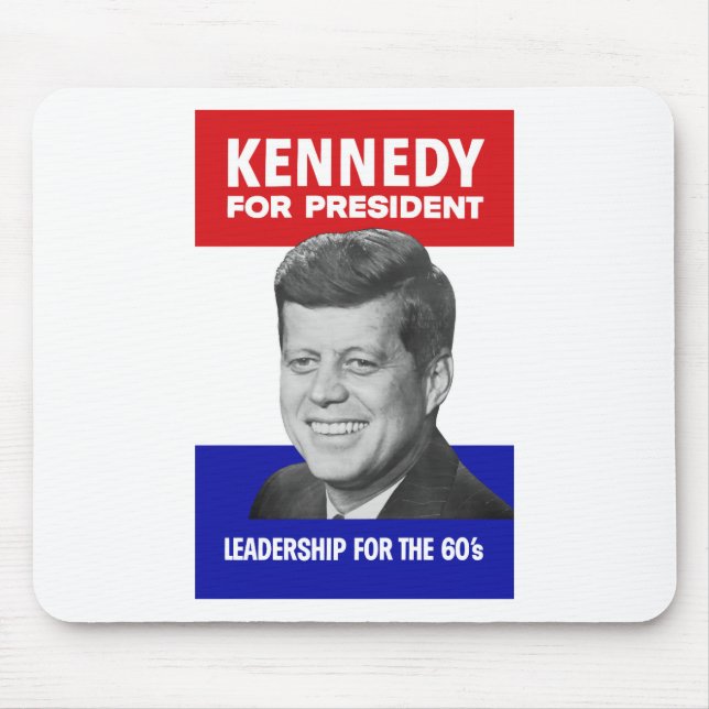 Kennedy For President 1960 Mouse Mat (Front)