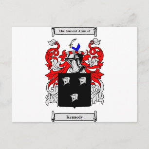 Kennedy (Irish) Coat of Arms Postcard