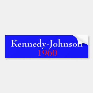 Kennedy-Johnson 1960 Bumper Sticker