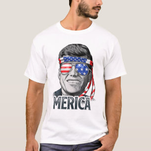 Kennedy Merica 4Th Of July President JFK Men Ameri T-Shirt