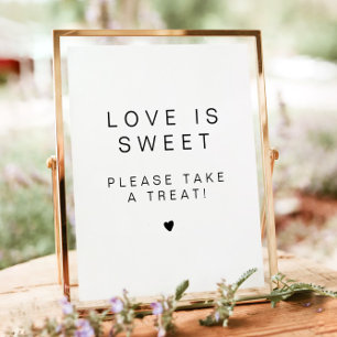 KENNEDY Modern Love is Sweet Treat Favour Poster