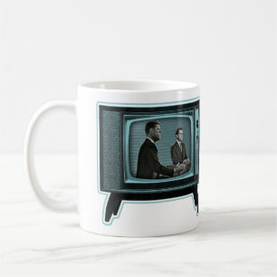 Kennedy Nixon 1960 TV Debate Coffee Mug