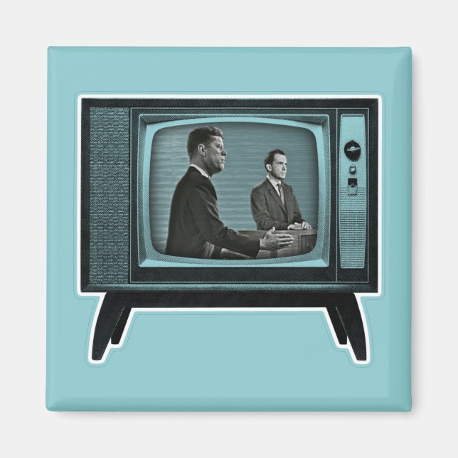 Kennedy Nixon 1960 TV Debate Magnet (Front)
