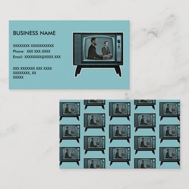 Kennedy Nixon Kennedy Nixon 1960 TV Debate Business Card (Front/Back)