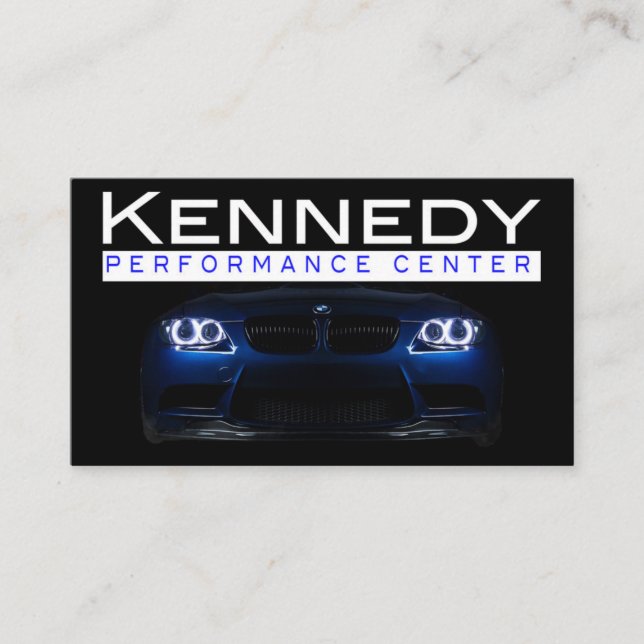 Kennedy Performance Centre Business Card (Front)