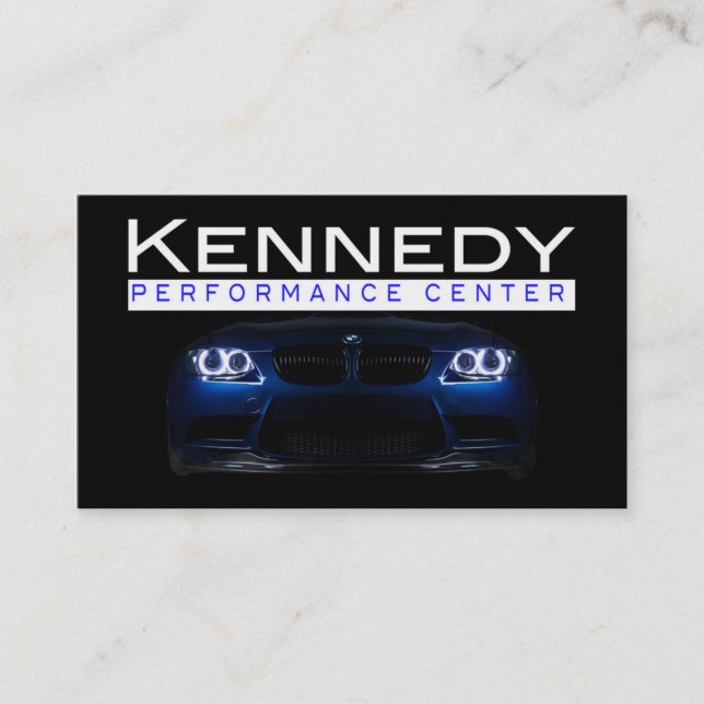 Kennedy Performance Centre Business Card (Front)
