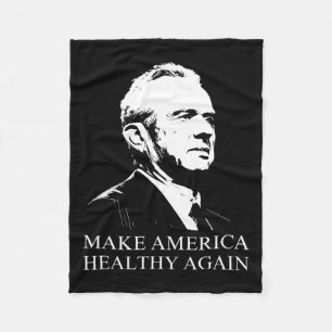 Kennedy Rfk Jr. Make America Healthy Again Maha Tr Fleece Blanket
