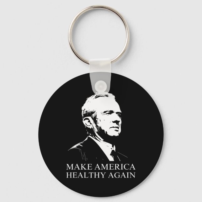 Kennedy Rfk Jr. Make America Healthy Again Maha Tr Key Ring (Front)