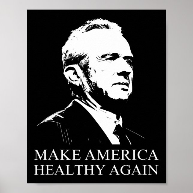 Kennedy Rfk Jr. Make America Healthy Again Maha Tr Poster (Front)